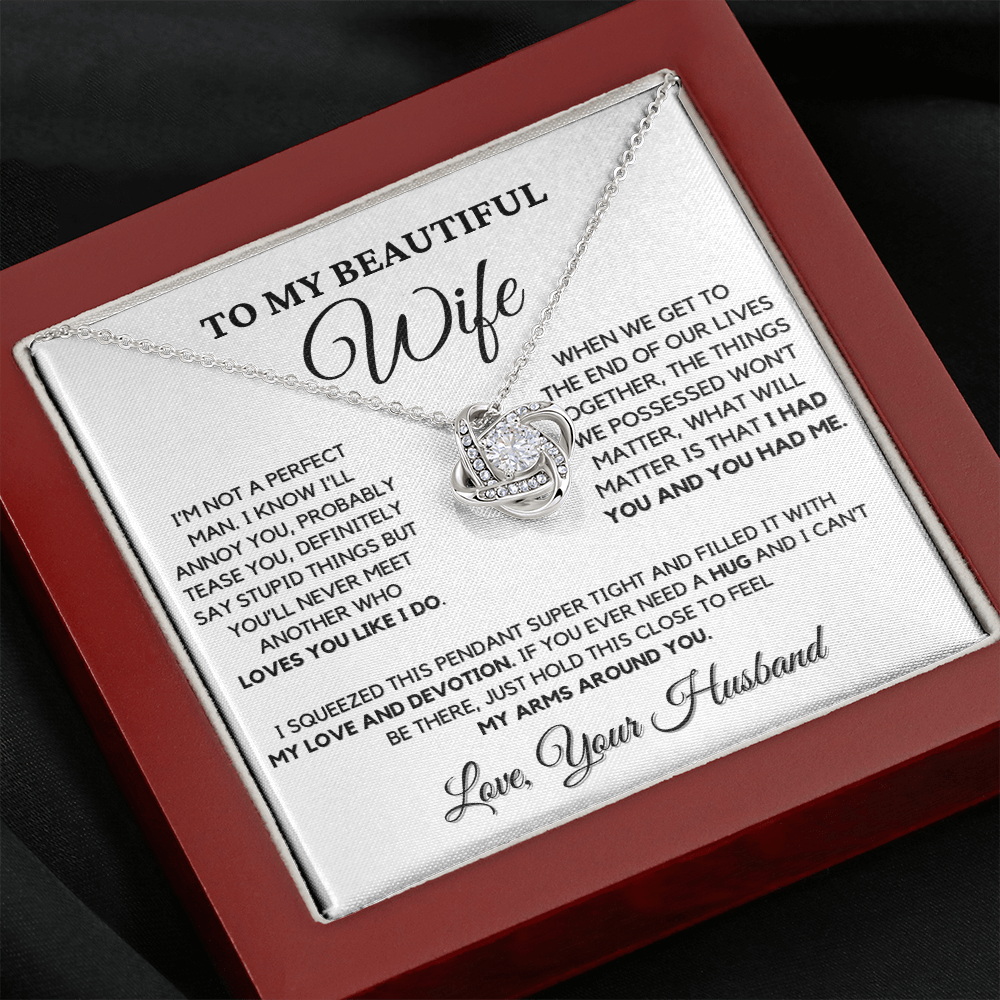 Romantic Gift for Wife - No One Loves You Like I Do