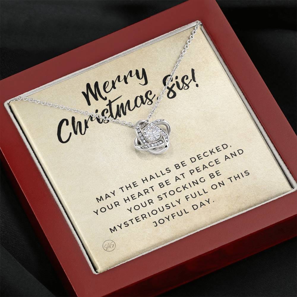 Xmas Sis 0712l Necklace Love Knot