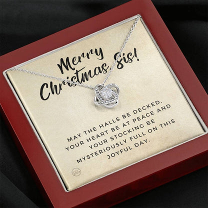 Xmas Sis 0712l Necklace Love Knot