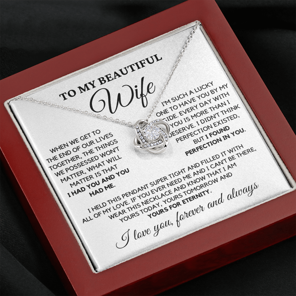 Romantic Gift for Wife - I Had You and You Had Me