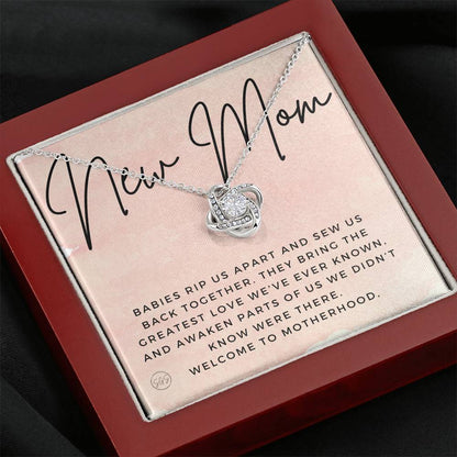 new mom 0709m Necklace Love Knot