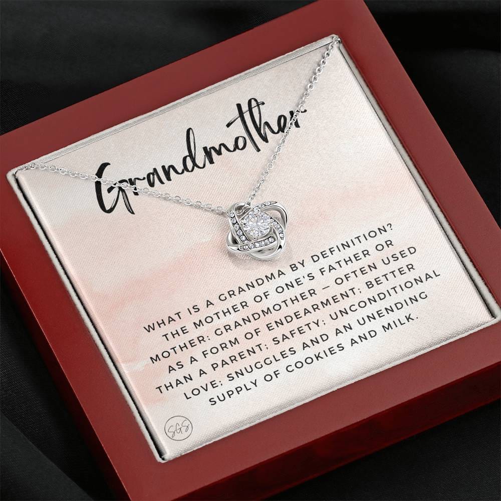 0928 Grandmother Necklace Love Knot