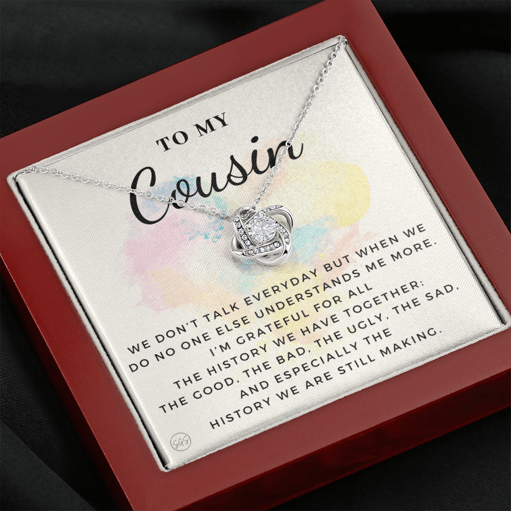 Gift for Cousin | Cousin Crew Necklace, Cousins and Best Friends, I Miss You Present, Gift for Birthday, Graduation, Thinking of You 2410K