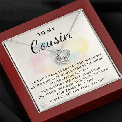 Gift for Cousin | Cousin Crew Necklace, Cousins and Best Friends, I Miss You Present, Gift for Birthday, Graduation, Thinking of You 2410K
