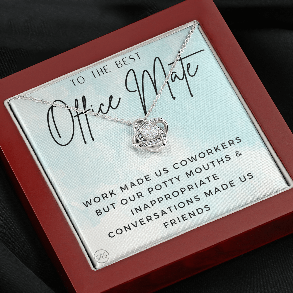 Office Mate Gift | Work Made Us Coworkers but Our Potty Mouths Made Us Friends, Office Bestie, Funny Christmas Gift, Cubicle 1111ombKA