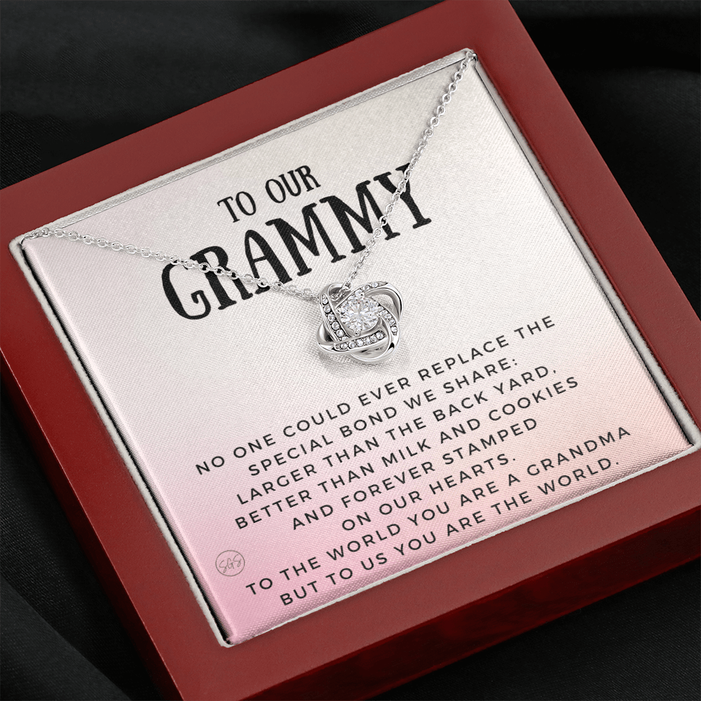 Gift for Grammy | Grandmother Nickname, Grandma, Mother's Day Necklace, Birthday, Get Well, Missing You, Grammy Definition, Christmas, From Family Grandkids  Granddaughter Grandson 1118aK