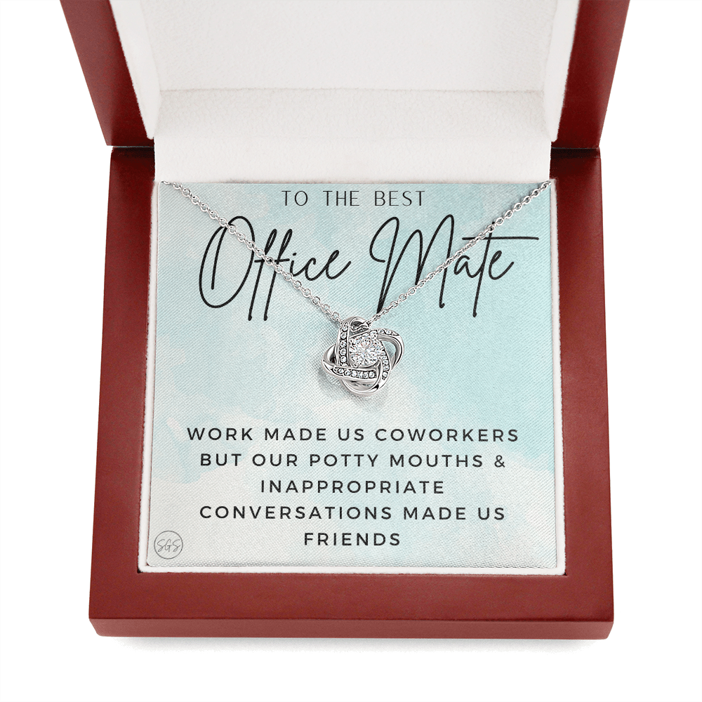 Office Mate Gift | Work Made Us Coworkers but Our Potty Mouths Made Us Friends, Office Bestie, Funny Christmas Gift, Cubicle 1111ombKA