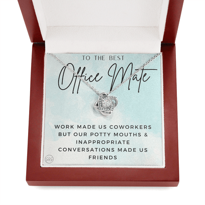 Office Mate Gift | Work Made Us Coworkers but Our Potty Mouths Made Us Friends, Office Bestie, Funny Christmas Gift, Cubicle 1111ombKA