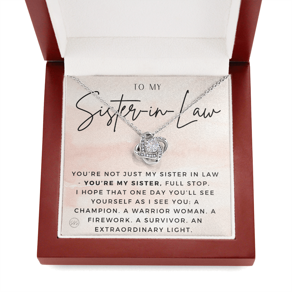 Sister-in-Law Gifts | Husband's Sister, Wife's Sister, Christmas Gift for Sister in Law, Birthday, Wedding, Future Sister Necklace 1103aKA