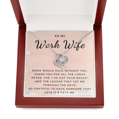 Work Wife Gift | Best Friend at the Office, Christmas, Favorite Co-Worker, Work, Job Anniversary, Employee, Boss, Small Business, Thank You, Bestie Funny 1029wKA