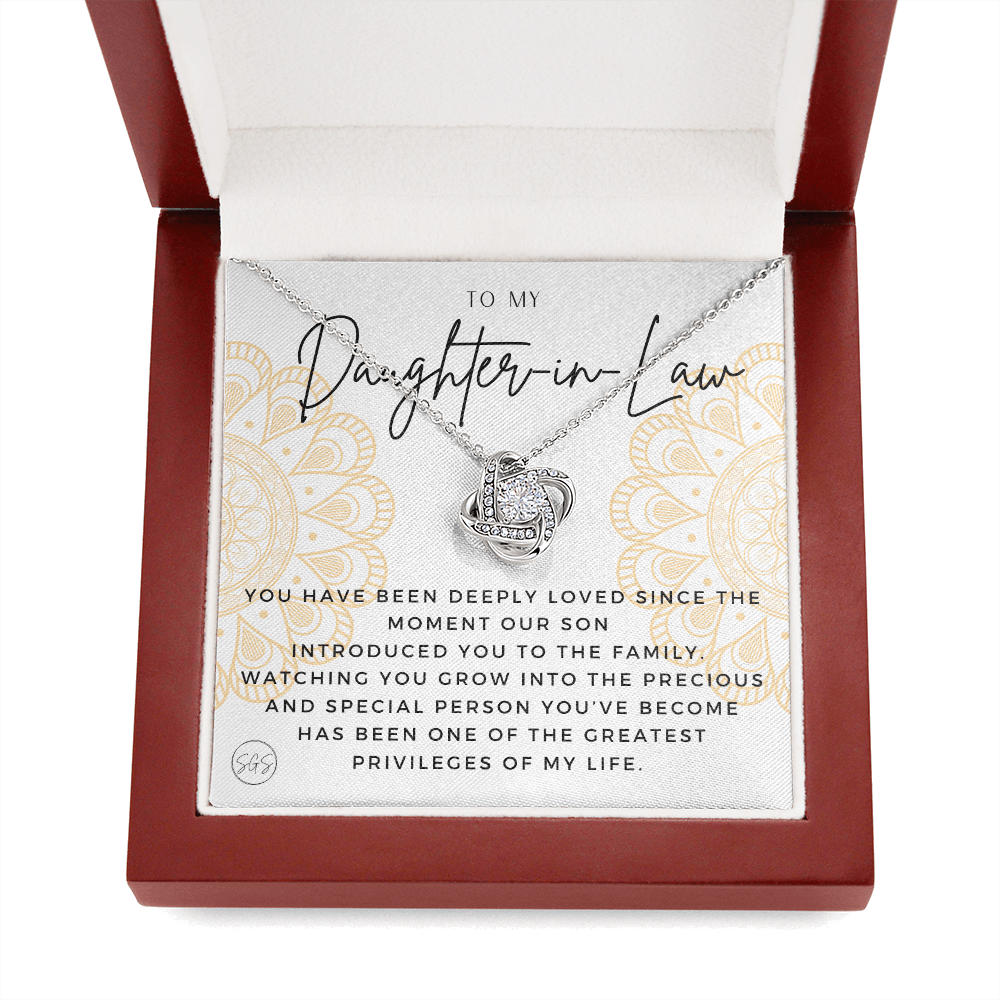 Daughter in Law Gift | Future DIL, Bonus Daughter, From Mother in Law, Father in Law, In Laws, For the Bride, Son's Wife, Fiance 1012DILfKA