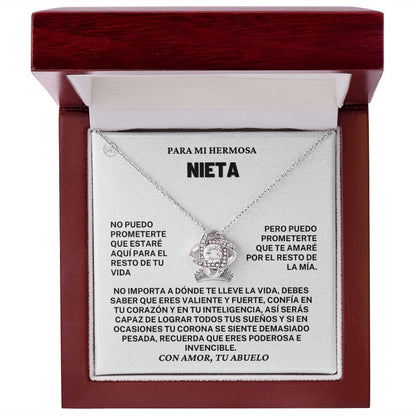 Regalo de Nieta, Granddaughter Gift | En Español, From Grandpa, Necklace from Grandpa, Del Abuelo, Birthday, Graduation, Teen Girl 2