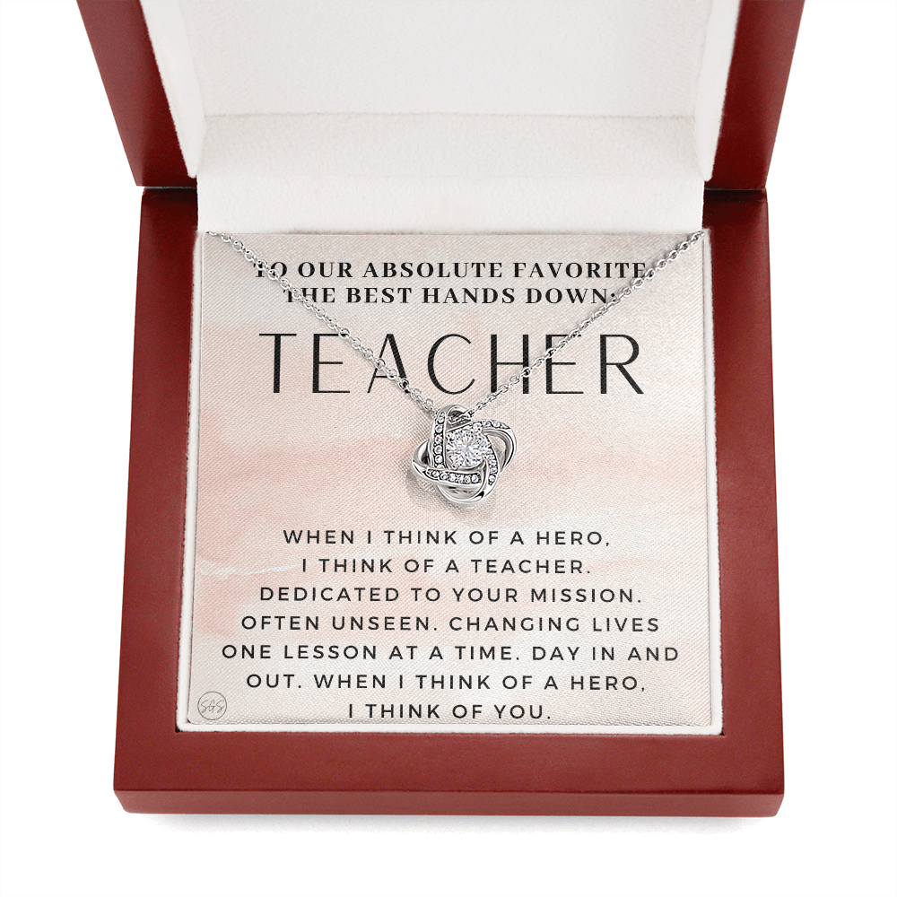 Teacher Appreciation Gift | Thank You from Parents and Student, Teacher's Day, Graduation Gift for Assistant / Aid, Preschool, High School B