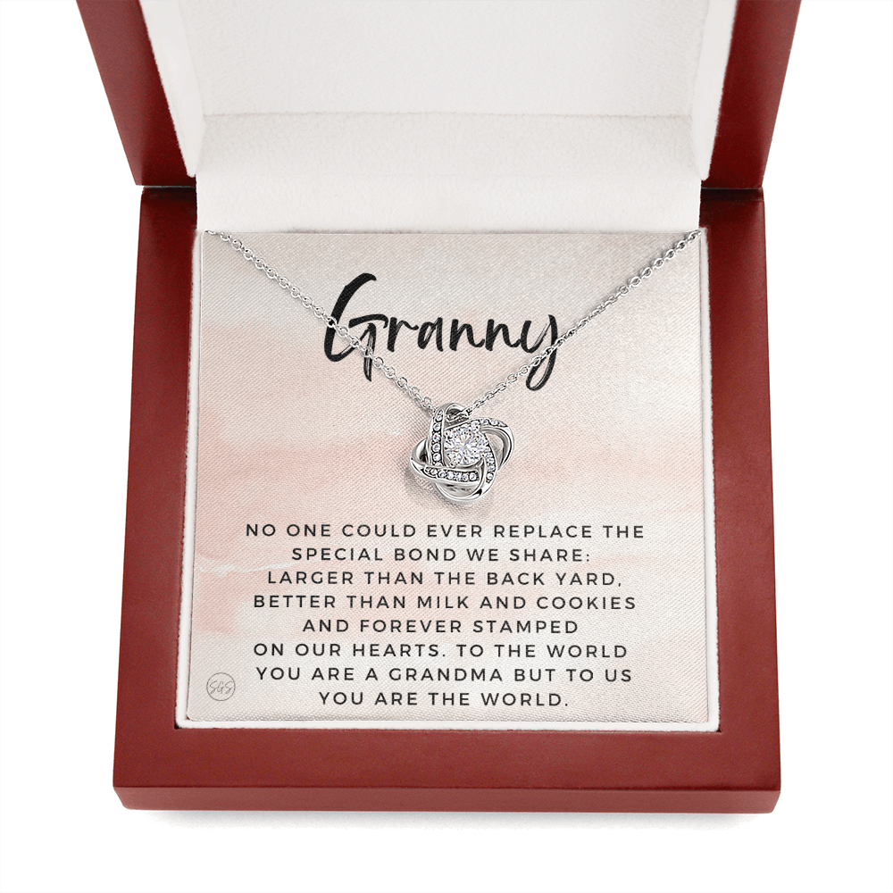 Gift for Granny | Grandmother Nickname, Grandma, Mother's Day Necklace, Birthday, Get Well, Missing You, Granny Definition, Christmas, From Family Grandkids  Granddaughter Grandson 1118aK
