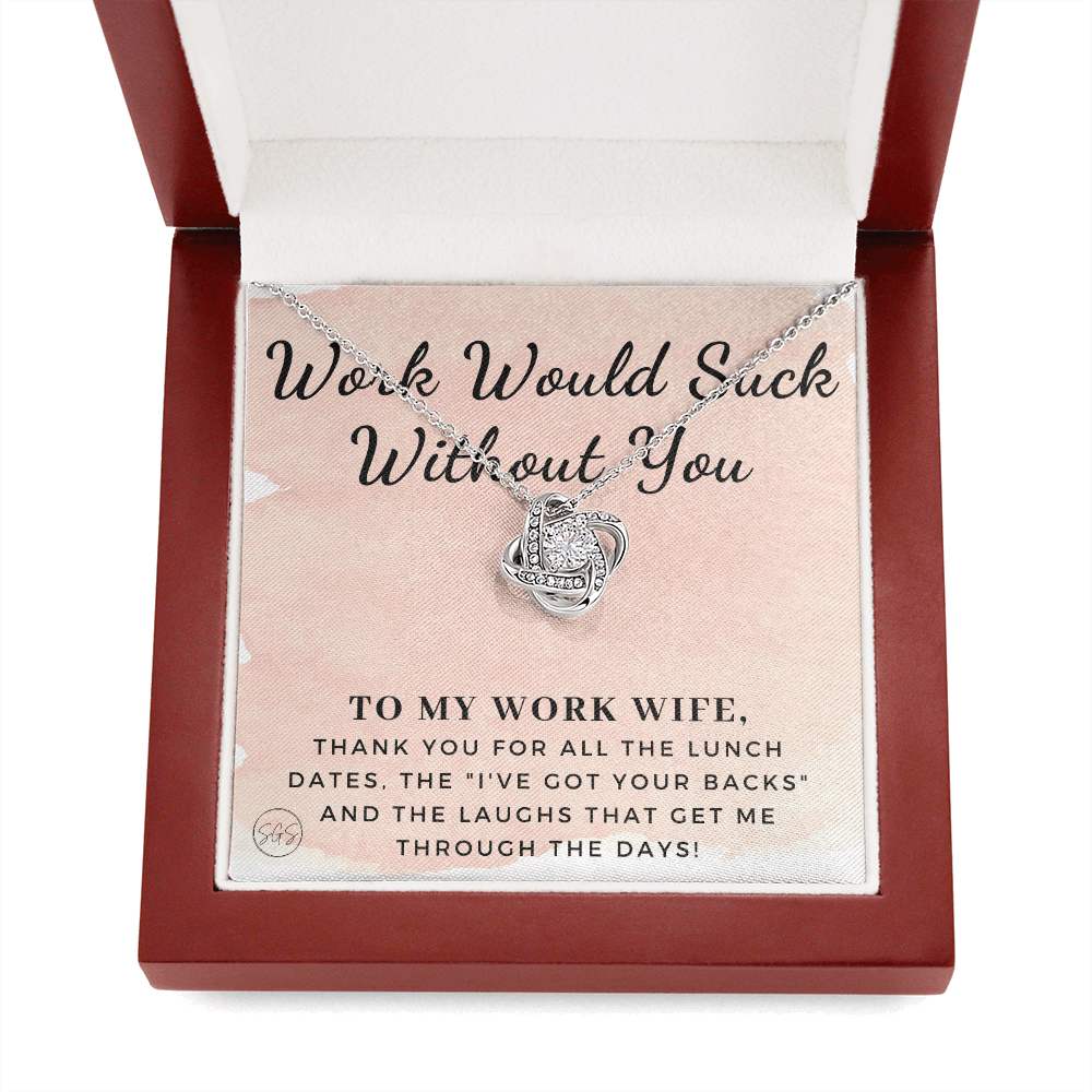 Work Wife Gift | Best Friend at the Office, Christmas, Favorite Co-Worker, Work, Job Anniversary, Employee, Boss, Small Business, Thank You, Bestie Funny 1029wdKA