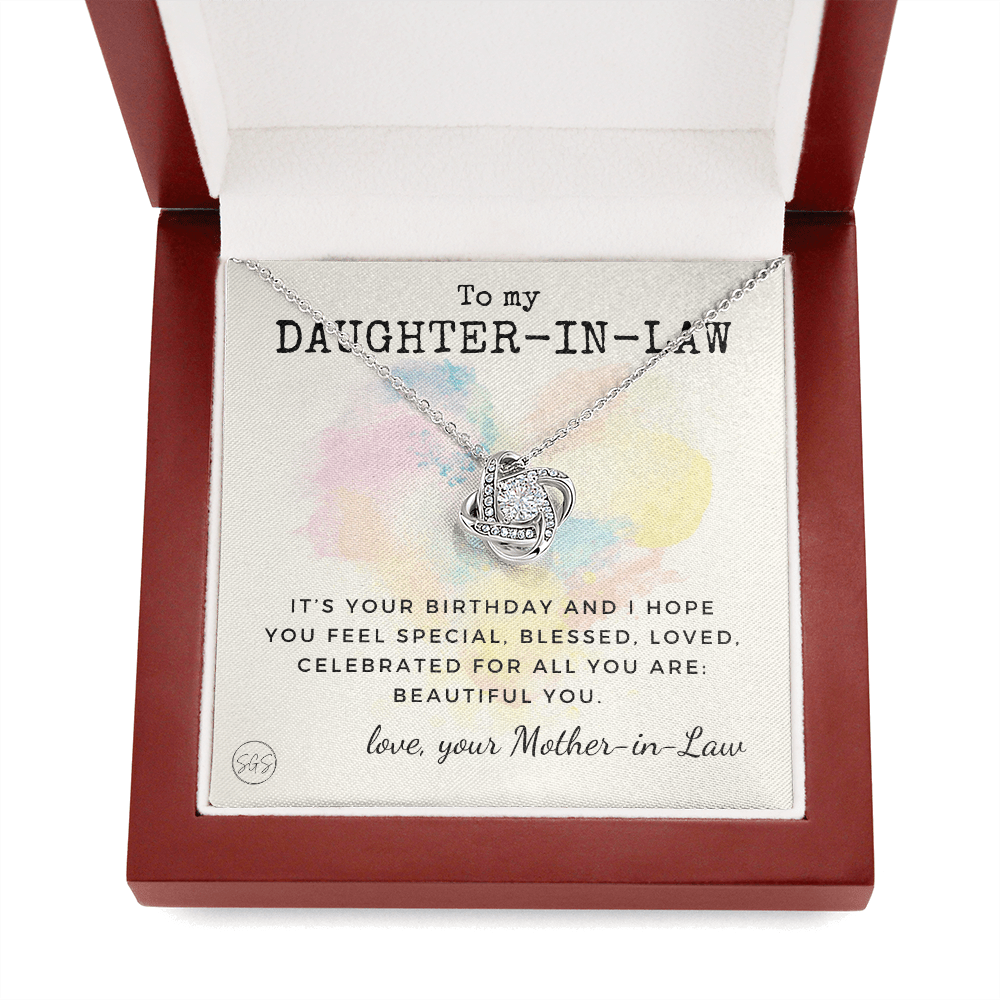 Daughter in Law Gift | Future DIL, Bonus Daughter, From Mother in Law, Father in Law, In Laws, For the Bride, Son's Wife, Fiance 1012DILhb2KA