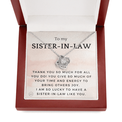 Sister-in-Law Gifts | Husband's Sister, Wife's Sister, Christmas Gift for Sister in Law, Birthday, Wedding, Future Sister Necklace 1103fKA