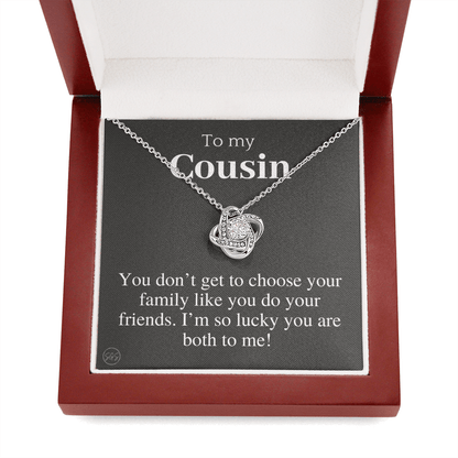 Gift for Cousin | Cousin Crew Necklace, Cousins and Best Friends, I Miss You Present, Gift for Birthday, Graduation, Thinking of You 2401K