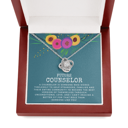 Future Counselor Gift | Graduation Necklace, Case Worker, Social Worker, LCSW, Social Work, MSW Appreciation, School, Bachelor's Degree