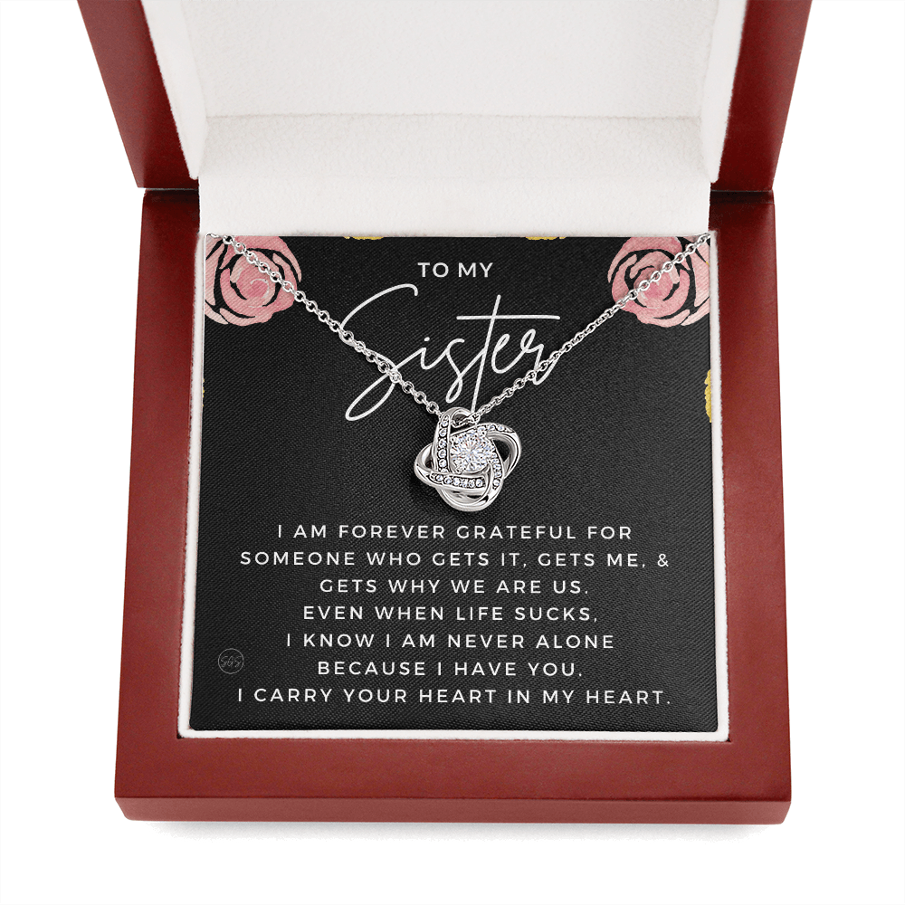 Gift for My Sister | You Are My Person, Thank You, Birthday, Sisters, Wedding, Christmas Gift to Sister From Sister, Sister-in-Law 1113cKA