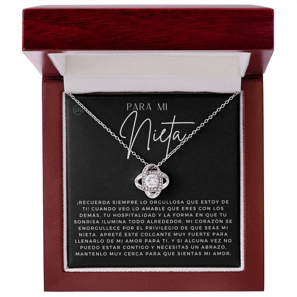 Regalo de Nieta, Granddaughter Gift | En Español, From Grandma, Necklace from Grandparents De Los Abuelos, Birthday, Graduation, Teen Girl 4