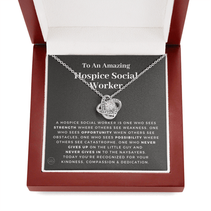 Hospice Social Worker Gift | Thank You Case Worker, LCSW, Social Work, Graduation, From Family, Essential Worker, MSW Appreciation Retire