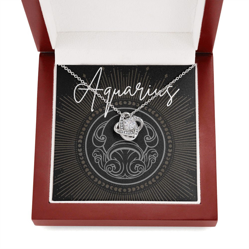 Aquarius Zodiac Necklace | Gift for a Witchy Woman, Zodiac Sign, Astrology Gift, Tarot, Best Friend Gift, Coven Sisters, Christmas, Birthday
