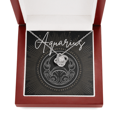 Aquarius Zodiac Necklace | Gift for a Witchy Woman, Zodiac Sign, Astrology Gift, Tarot, Best Friend Gift, Coven Sisters, Christmas, Birthday