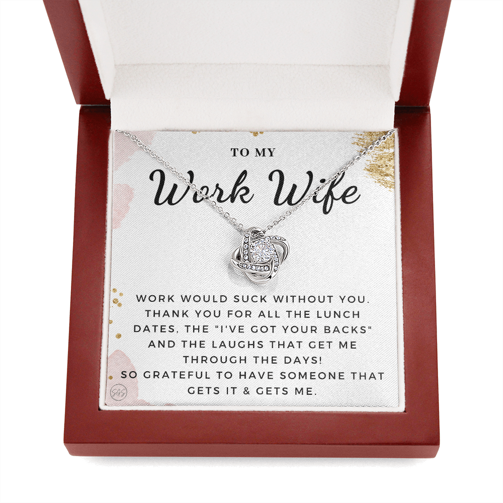 Work Wife Gift | Best Friend at the Office, Christmas, Favorite Co-Worker, Work, Job Anniversary, Employee, Boss, Small Business, Thank You, Bestie Funny 1029wbKA