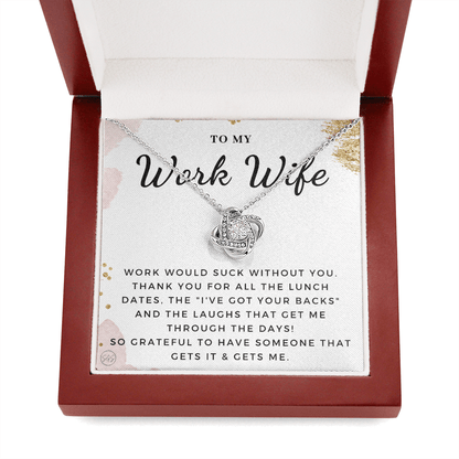 Work Wife Gift | Best Friend at the Office, Christmas, Favorite Co-Worker, Work, Job Anniversary, Employee, Boss, Small Business, Thank You, Bestie Funny 1029wbKA