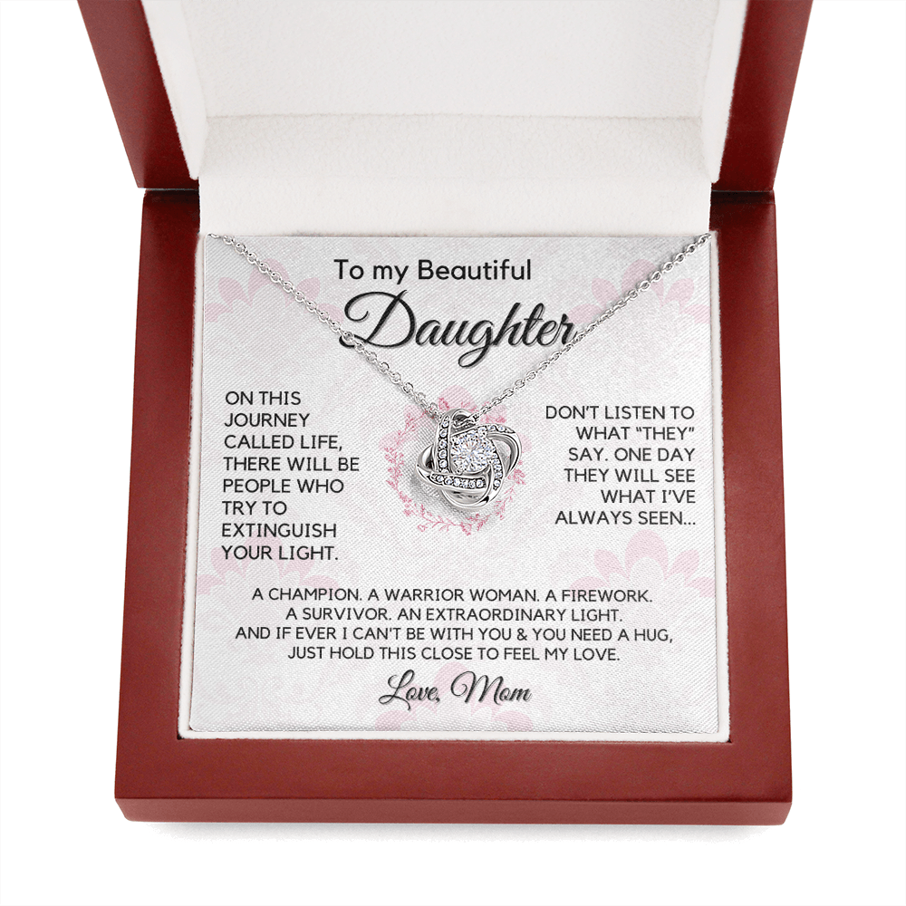 Gift for Daughter From Mom | My Beautiful Girl, Birthday, Graduation, Christmas Present, From Mother, Stepmom, Gift for Teen Girl, Adult Daughter, Adult Baptism, Confirmation, Mother's Day 1118-11K