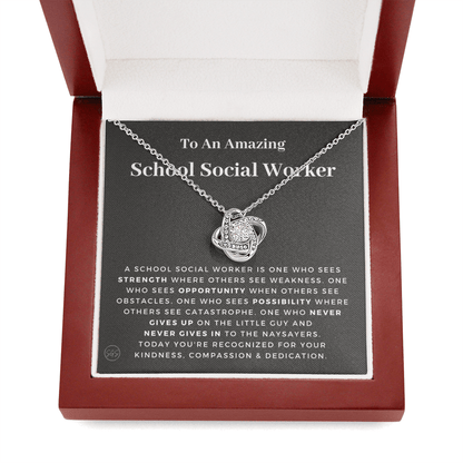 School Social Worker Gift | Thank You Case Worker, Future LCSW, Graduation, From Parents, Students, MSW Appreciation Retire