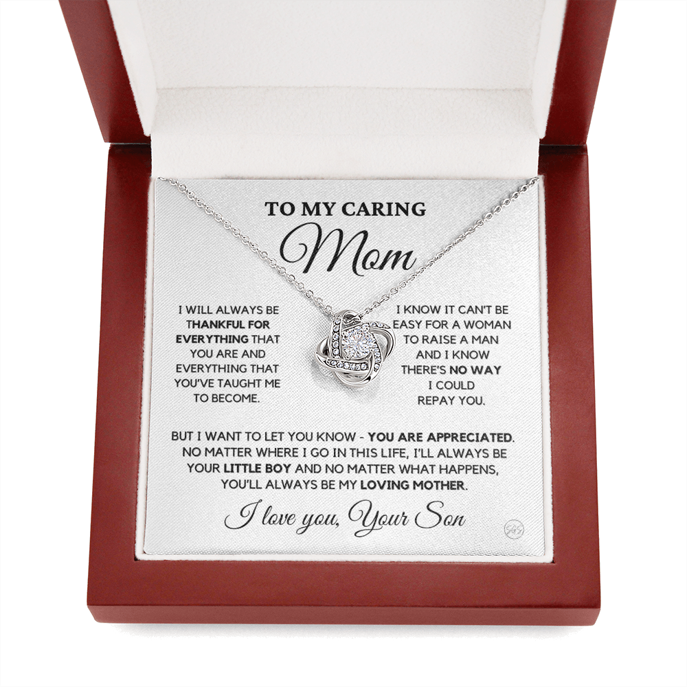 Mom - My Mom Forever - Necklace | Gift for Mother's Day, Gift for Mom From Son, Mother & Son, I'll Always Be Your Little Boy 1K