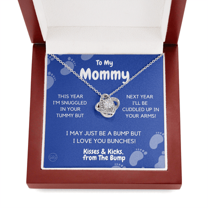 Baby to Mom Gift | Mother's Day Present from the Baby Bump, Mommy To Be Necklace, Gift for Expecting Mom From Baby Boy or Girl, New Mom 04K