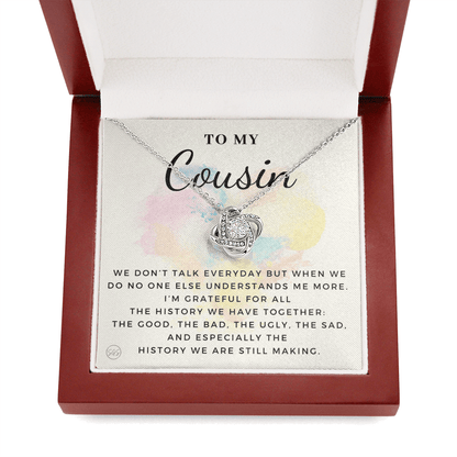 Gift for Cousin | Cousin Crew Necklace, Cousins and Best Friends, I Miss You Present, Gift for Birthday, Graduation, Thinking of You 2410K