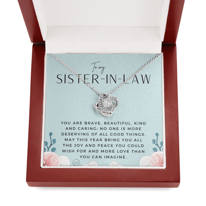 Sister-in-Law Gifts | Husband's Sister, Wife's Sister, Christmas Gift for Sister in Law, Birthday, Wedding, Future Sister Necklace 1103cKA