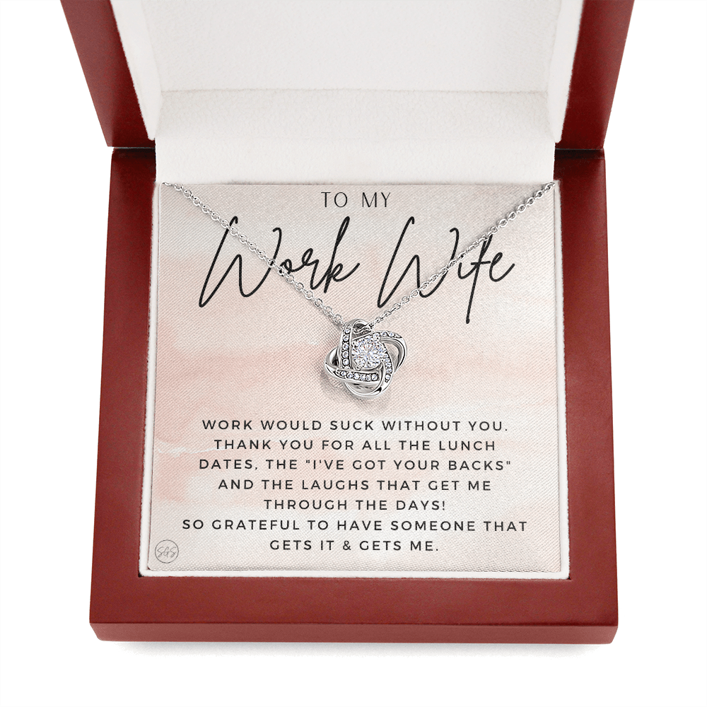 Work Wife Gift | Best Friend at the Office, Christmas, Favorite Co-Worker, Work, Job Anniversary, Employee, Boss, Small Business, Thank You, Bestie Funny 1029wcKA