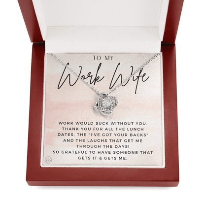 Work Wife Gift | Best Friend at the Office, Christmas, Favorite Co-Worker, Work, Job Anniversary, Employee, Boss, Small Business, Thank You, Bestie Funny 1029wcKA