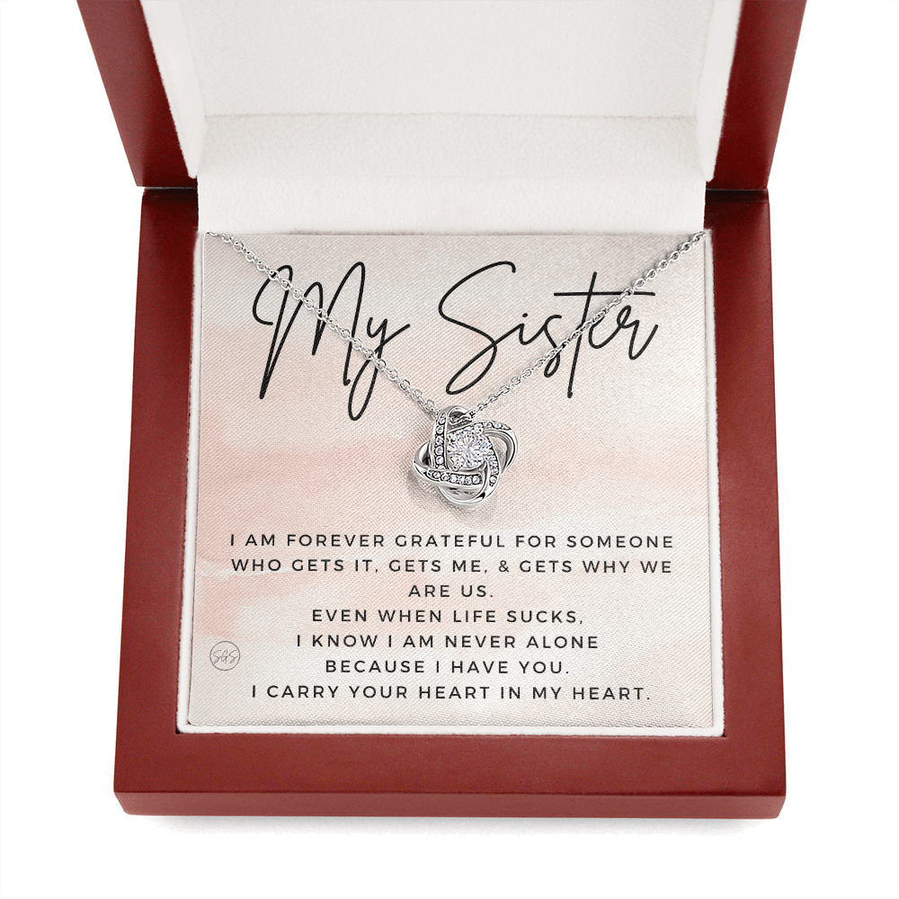 Gift for My Sister | You Are My Person, Thank You, Birthday, Sisters, Wedding, Christmas Gift to Sister From Sister, Sister-in-Law 1113bKA