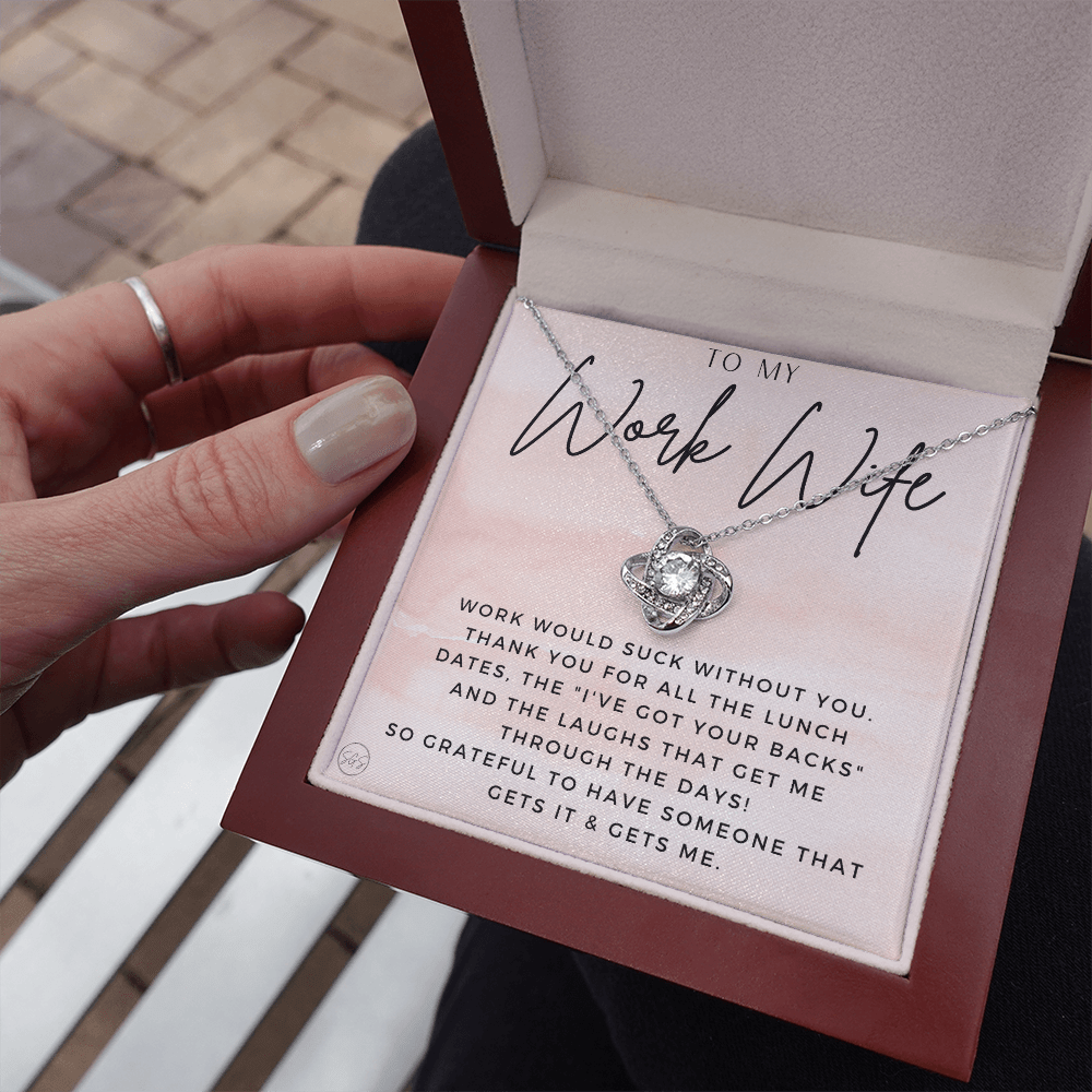 Work Wife Gift | Best Friend at the Office, Christmas, Favorite Co-Worker, Work, Job Anniversary, Employee, Boss, Small Business, Thank You, Bestie Funny 1029wcKA