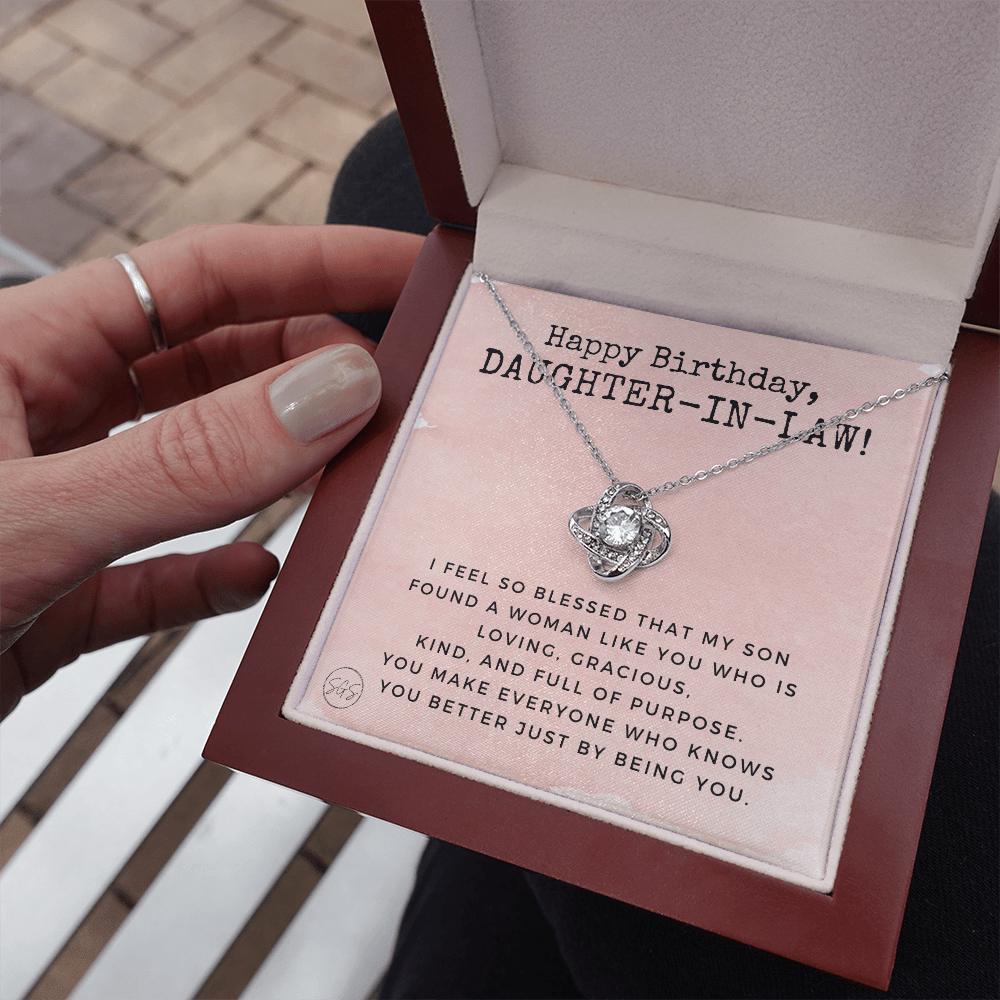 Daughter in Law Gift | Future DIL, Bonus Daughter, From Mother in Law, Father in Law, In Laws, For the Bride, Son's Wife, Fiance 1012DILhbKA