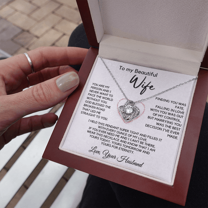 Romantic Gift for Wife - You Are My Person, Love Knot
