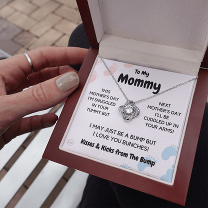 Baby to Mom Gift | Mother's Day Present from the Baby Bump, Mommy To Be Necklace, Gift for Expecting Mom From Baby Boy or Girl, New Mom MD1K