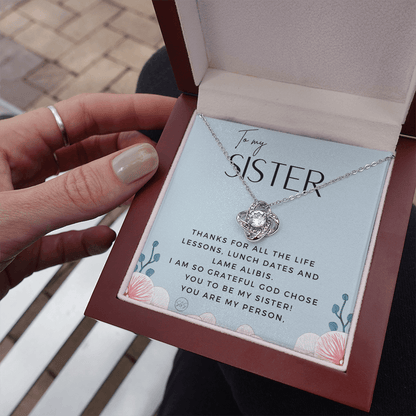 Gift for My Sister | You Are My Person, Thank You, Birthday, Sisters, Wedding, Christmas Gift to Sister From Sister, Sister-in-Law 1113eKA