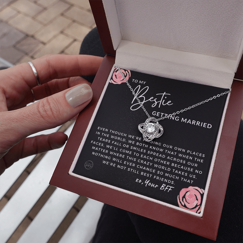 To My Bestie Getting Married | Stuff Gina Says, Wedding, Bridal Shower Gift, Soulmate BFF, Best Friends Quote, Rehearsal Dinner, To Bride, Necklace STILLBF3K