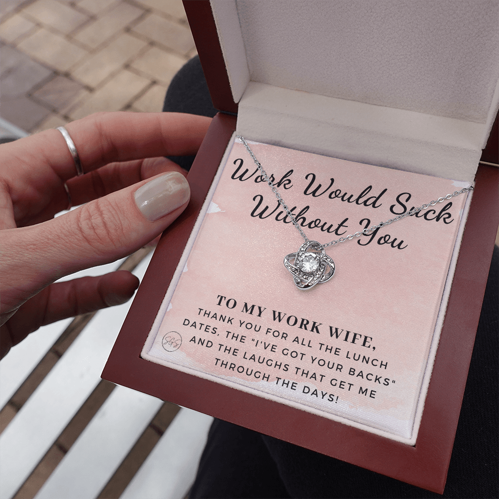 Work Wife Gift | Best Friend at the Office, Christmas, Favorite Co-Worker, Work, Job Anniversary, Employee, Boss, Small Business, Thank You, Bestie Funny 1029wdKA