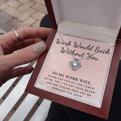 Work Wife Gift | Best Friend at the Office, Christmas, Favorite Co-Worker, Work, Job Anniversary, Employee, Boss, Small Business, Thank You, Bestie Funny 1029wdKA