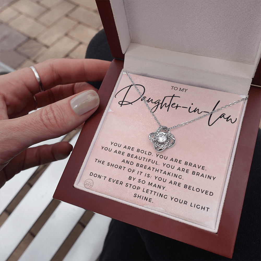 Daughter in Law Gift | Future DIL, Bonus Daughter, From Mother in Law, Father in Law, In Laws, For the Bride, Son's Wife, Fiance 1012DILhKA
