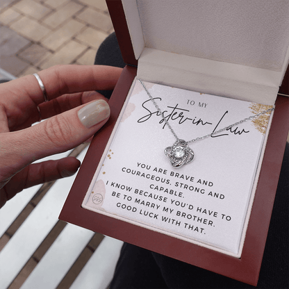 Sister-in-Law Gifts | Husband's Sister, Wife's Sister, Christmas Gift for Sister in Law, Birthday, Wedding, Future Sister Necklace 1103eKA