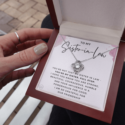 Sister-in-Law Gifts | Husband's Sister, Wife's Sister, Christmas Gift for Sister in Law, Birthday, Wedding, Future Sister Necklace 1103bKA
